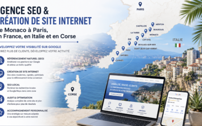 Agence SEO et création de site internet : développez votre visibilité de Monaco à Paris