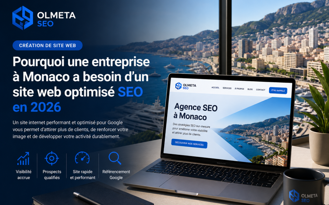 Pourquoi une entreprise à Monaco a besoin d’un site web optimisé SEO en 2026