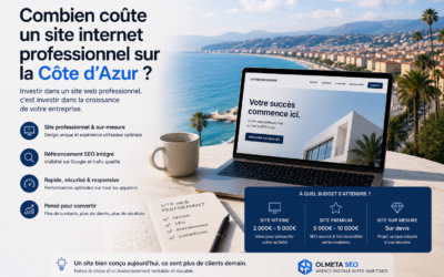 Combien coûte un site internet professionnel sur la Côte d’Azur ?
