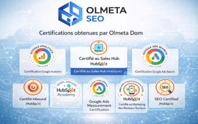 Olmeta SEO renforce son expertise avec de nouvelles certifications en marketing digital